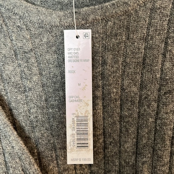 NEW Antonio Melani Cashmere Wrap Dress Size Medium - Picture 6 of 6